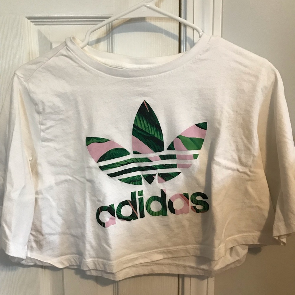 Adidas cropped tee